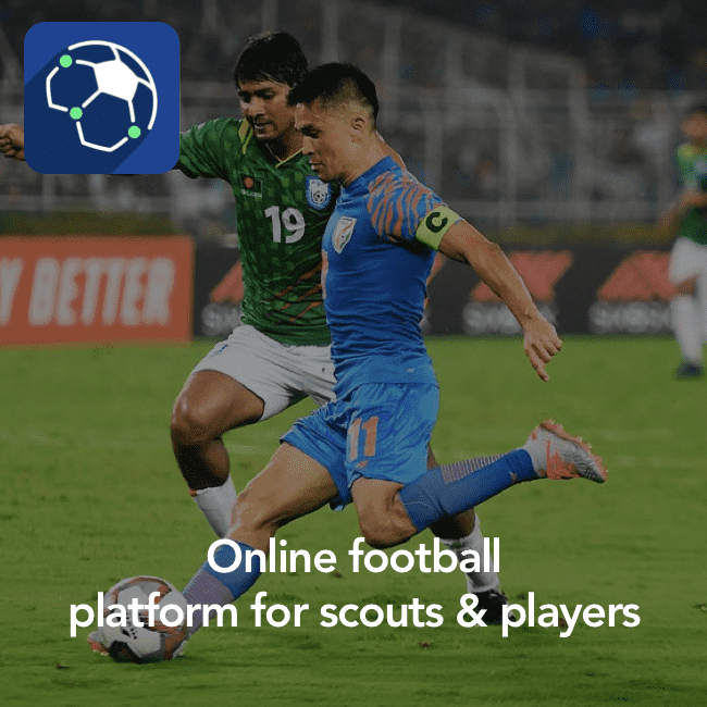Online football platform for scouts