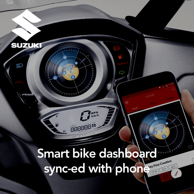 Suzuki - smart bike dashboard