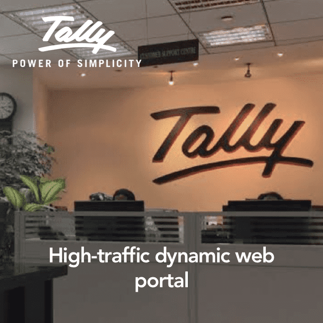 Tally - high traffic dynamic web portal